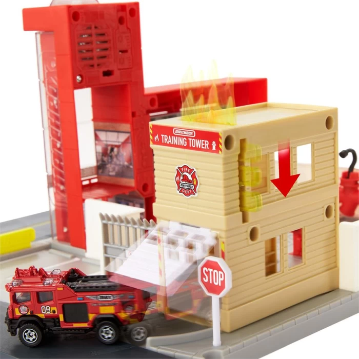Matchbox Aksiyon Sürücüleri İtfaiye Kurtarma Ekibi Oyun Seti