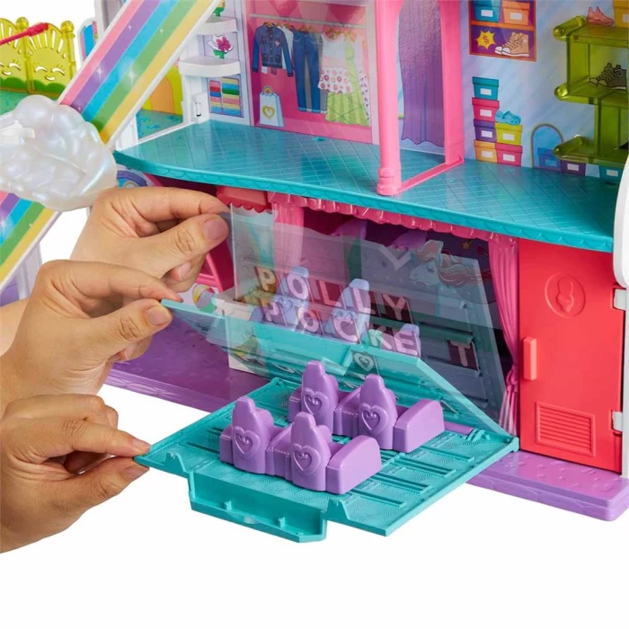 Polly Pocket Gökkuşağı Alışveriş Merkezi Oyun Seti