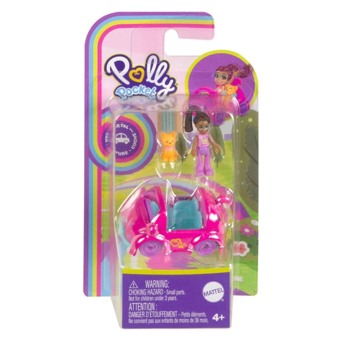 Polly Pocketın Muhteşem Araçları Oyun Setleri HMJ80