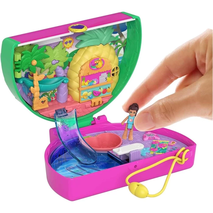 Polly Pocket Karpuzlu Havuz Partisi Kompakt Oyun Seti