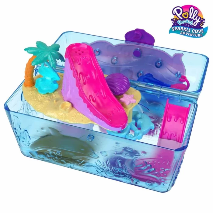 Polly Pocket Sparkle Cove Adventure Hazine Sandığı Oyun Seti