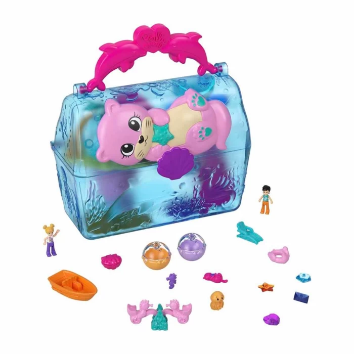 Polly Pocket Sparkle Cove Adventure Hazine Sandığı Oyun Seti