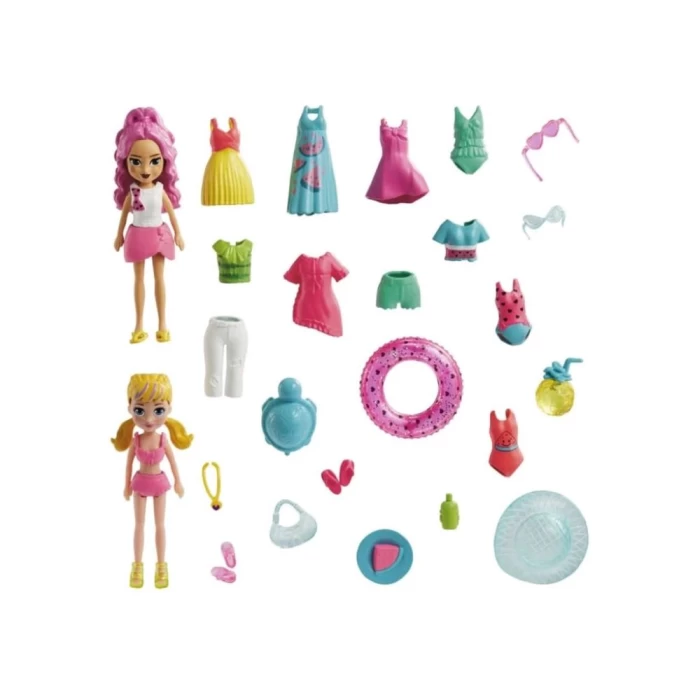 Polly Pocket ve Arkadaşları Meyveli Havuz Moda Paketi HKV95