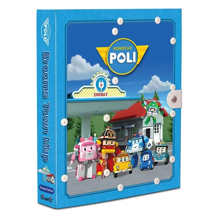 Robocar Poli Kitap Kasaba Enerji İstasyonu Oyun Seti