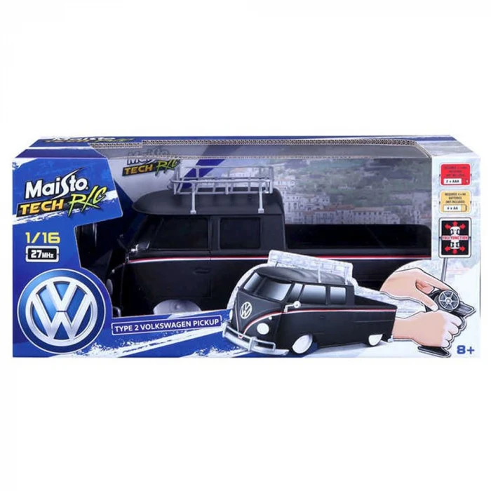 Type 2 Volkswagen Pickup Uzaktan Kumandalı Araba 1/16