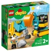 Lego Duplo Kamyon ve Paletli Kazıcı