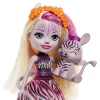 Enchantimals Popüler Karakter Bebekler - Zadie Zebra & Ref