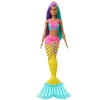 Barbie Dreamtopia Denizkızı Bebekler - Mavi, Mor Saçlı