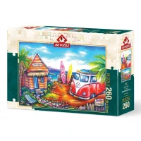 Art Puzzle Sörf Kampı 260 Parça Puzzle