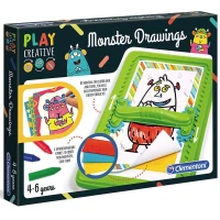 Clementoni Play Creative - Canavar Çizimler