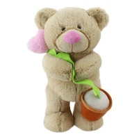 Neco Plush Kalpli Çiçekli Ayı 40 Cm