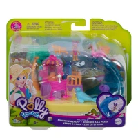 Polly Pocket Doğa Temalı Micro Oyun Setleri - Güneşli Günler Plaj