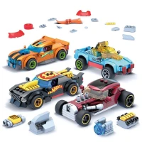 Mega Hot Wheels Aksesuarlı Dörtlü Araç Seti