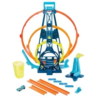 Hot Wheels Track Builder Üçlü Çember Aksiyonu Seti