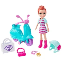 Polly Pocket Alışveriş ve Gezinti Bisikleti