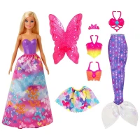 Barbie Dreamtopia Dönüşen Prenses Bebek Oyun Seti