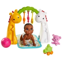 Barbie Bebek Bakıcısı Özellikli Minik Bebekler - Emekleme ve Oyun