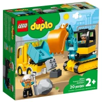 Lego Duplo Kamyon ve Paletli Kazıcı