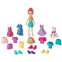 Polly Pocket Ekose Şıklığı Kıyafet Paketi