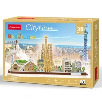 CubicFun Barcelona 3D Puzzle 186 Parça