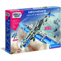 Clementoni - Mekanik Laboratuvarı - Uçaklar ve Helikopterler-64996