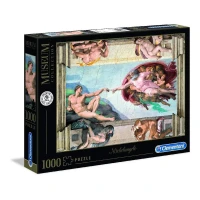 Clementoni 1000 Parça Museum Collection The Creation of Man Puzzle