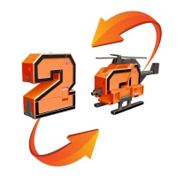 Pocket Morphers Dönüşebilen Numaralar Helikopter