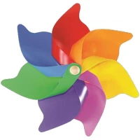 Rüzgar Gülü 25 Cm Çap 7 Kanatlı Bahçe Gurubu