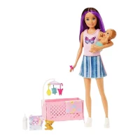 Barbie Bebek Bakıcılığı Oyun Seti HJY33