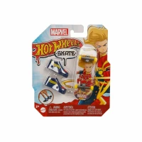 Hot Wheels Parmak Kaykay ve Ayakkabı Paketleri - Captain Marvel
