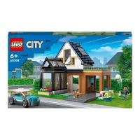 LEGO City Aile Evi ve Elektrikli Araba 60398