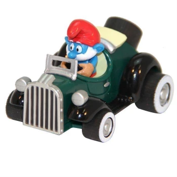 Şirinler Şirin Baba Çek Bırak Oyuncak Araba 6 cm