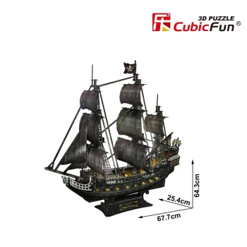 Cubic Fun 3D 340 Parça Puzzle Queen Annes Revenge LED Işıklı