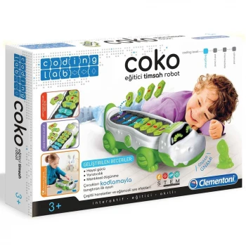 Clementoni Coding Lab Coco Eğitici Timsah Robot