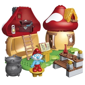 Mega Bloks Şirinler Şirin Baba Mantar Evi Oyun Set