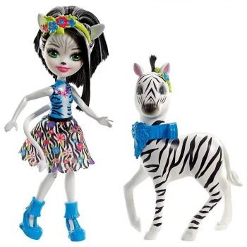 Enchantimals Zelene Zebra Ve Hoofette Oyun Seti