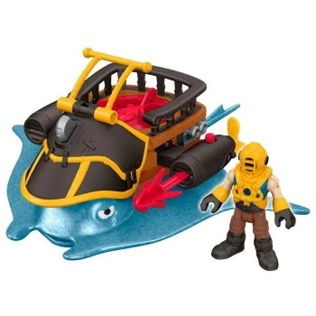 Imaginext Kaptan Nemo ve Stingray Oyun Seti