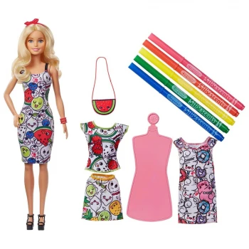 Barbie ve Crayola Renkli Kıyafetler