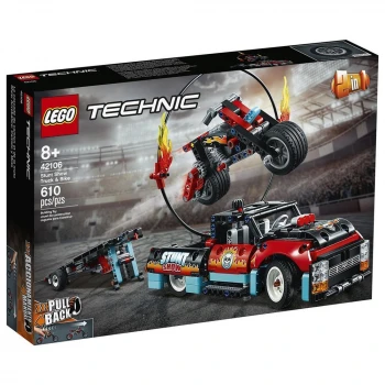 Lego Technic Gösteri Kamyoneti ve Motosikleti