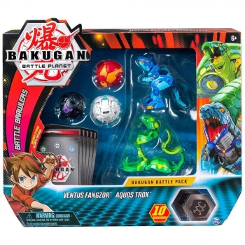 Bakugan Ventus Fangzor - Aquos Trox Savaş Seti