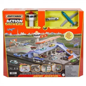 Matchbox Aksiyon Sürücüleri Havaalanı Macerası Oyun Seti