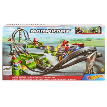 Hot Wheels Mario Kart Motorlu Çılgın Dönüş Parkuru Yarış Seti