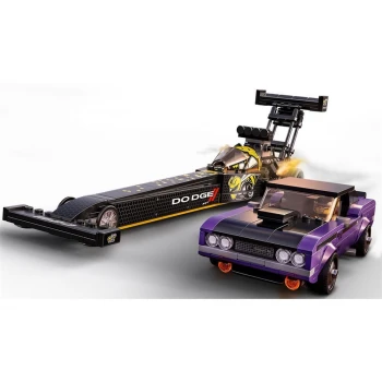 Lego Speed Champions Mopar Dodge//SRT Top Fuel Dragster ve 1970 D