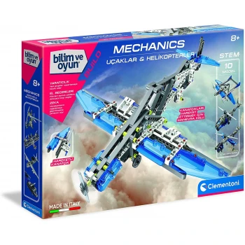 Clementoni - Mekanik Laboratuvarı - Uçaklar ve Helikopterler-64996