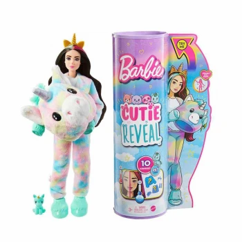 Barbie Cutie Reveal Bebekler Seri 2 - Gökkuşağı Unicorn