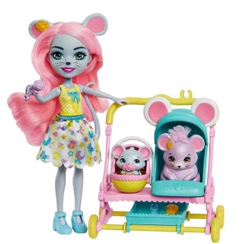 Enchantimals Eğlenceli Oyun Setleri - Mutlu Bebek Buggy
