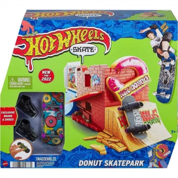 Hot Wheels Donut Kaykay Parkı Oyun Seti