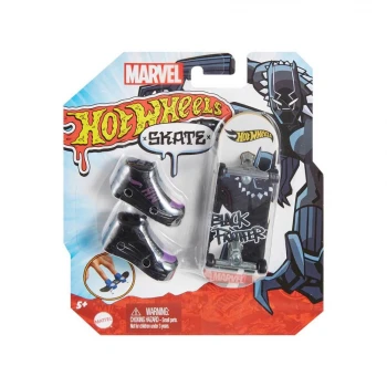 Hot Wheels Parmak Kaykay ve Ayakkabı Paketleri - Black Panther