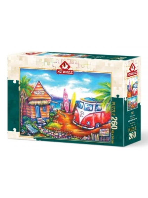 Art Puzzle Sörf Kampı 260 Parça Puzzle