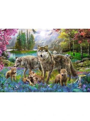 Trefl Puzzle Lupine Family 1000 Parça